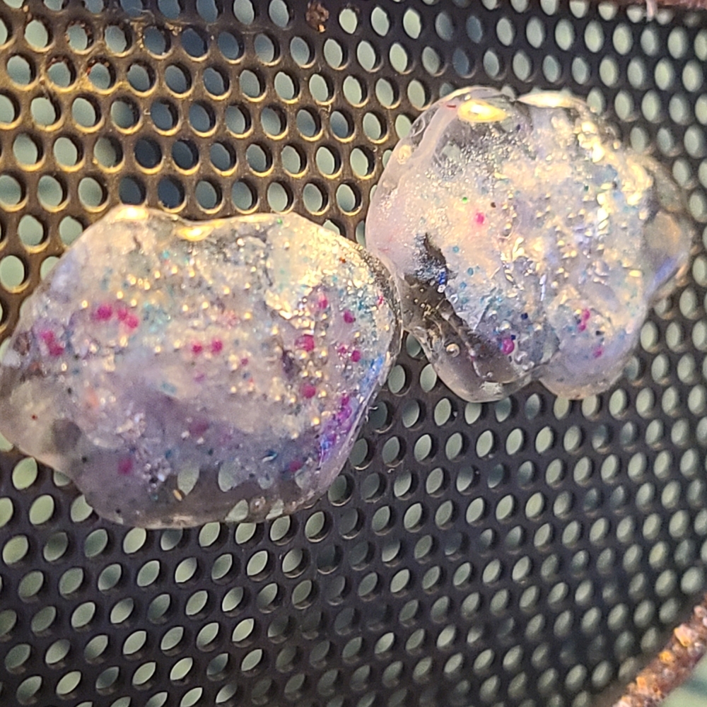 Iridescent Glitter Earrings